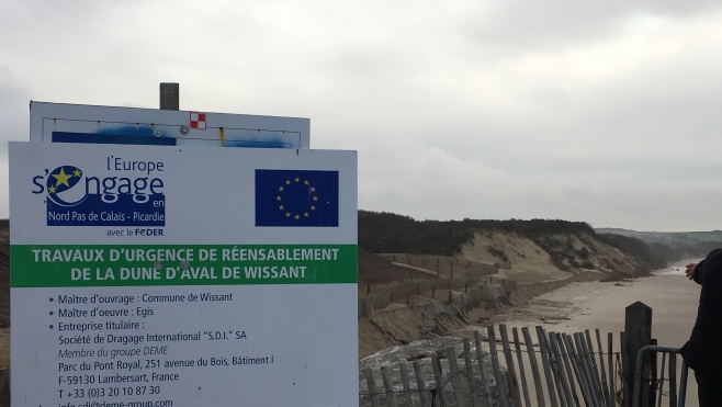 A Wissant, la dune d'Aval est menacée et les riverains sont inquiets.