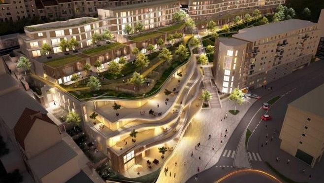 Boulogne sur mer: le chantier des Terrasses de la falaise avance à grands pas !