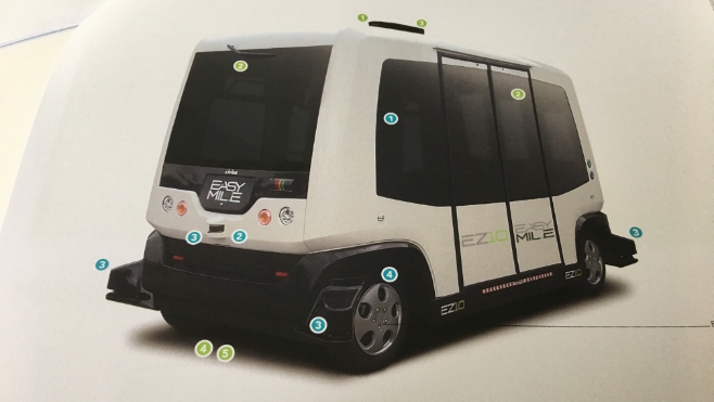 A Boulogne sur mer, une navette sans chauffeur sera en test sur le quai des paquebots durant un mois !