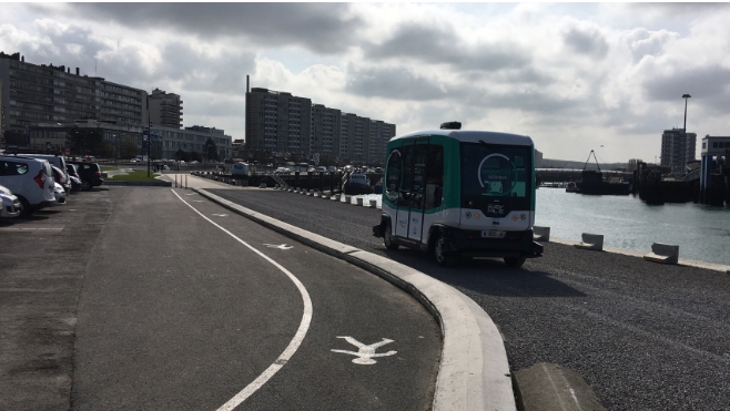 Morinéa, la navette autonome a fait ses premières longueurs sur le port de Boulogne !
