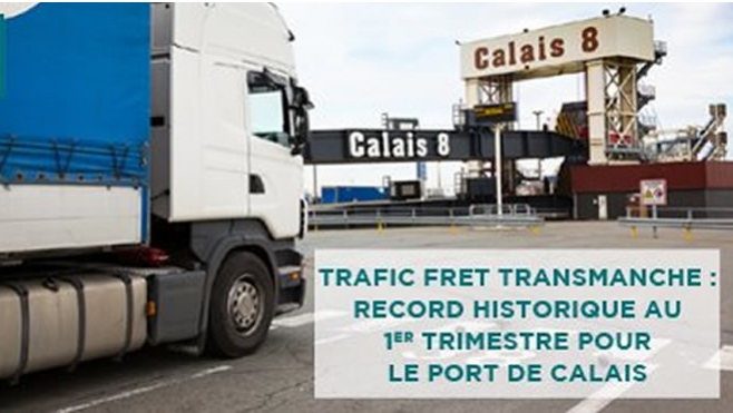 Record de trafic historique pour le port de Calais.
