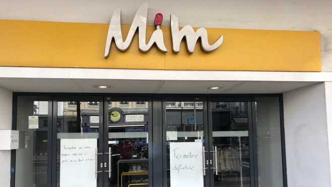 Calais : l'enseigne MIM a fermé.