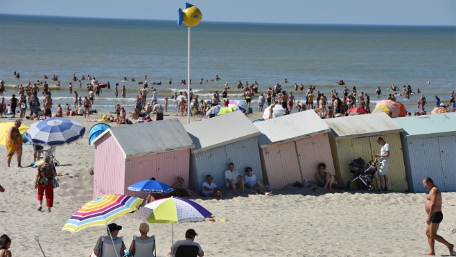 On peut se baigner tranquille à Berck sur mer avec le label pavillon bleu !