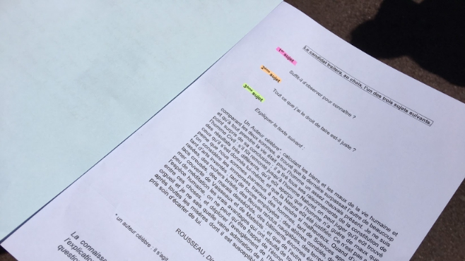 L'épreuve de Philo a ouvert la session 2017 du BAC ce jeudi !