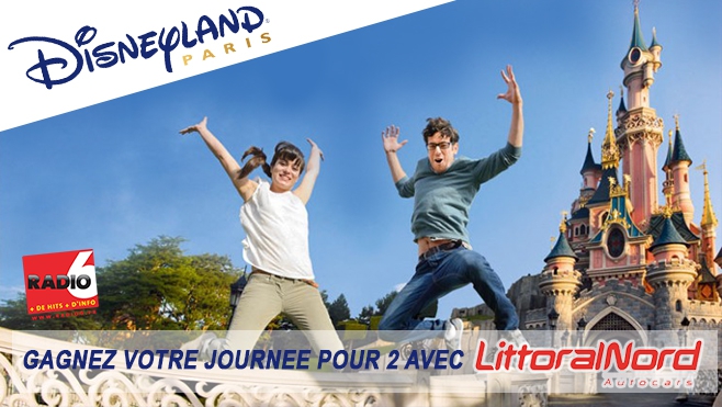 PASSEZ VOTRE SAMEDI 30 SEPTEMBRE A DISNEYLAND PARIS AVEC RADIO 6 ET LITTORAL NORD AUTOCARS