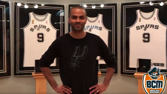 VIDEO : Tony Parker félicite Gravelines pour sa 30ème saison en Pro A de basket