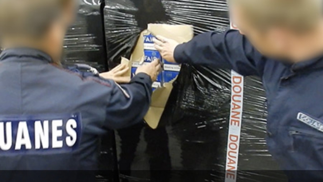 8 tonnes de cigarettes saisies à Calais par les douanes !