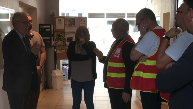 Opération escargot réussie selon la CGT Transport lundi entre Boulogne et Le Touquet.