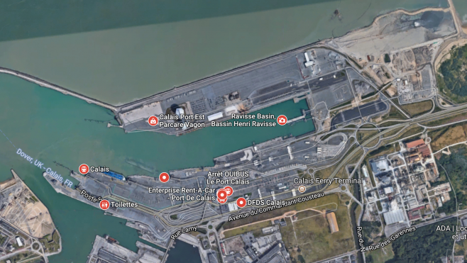 Trafic ralenti au port de Calais jusqu'à jeudi