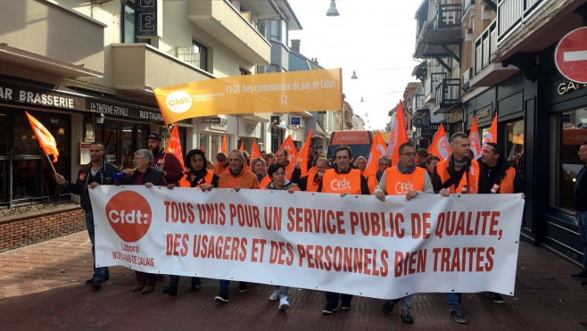 Manifestation: au Touquet, le cortège n'a pas pu passer devant la villa du Président