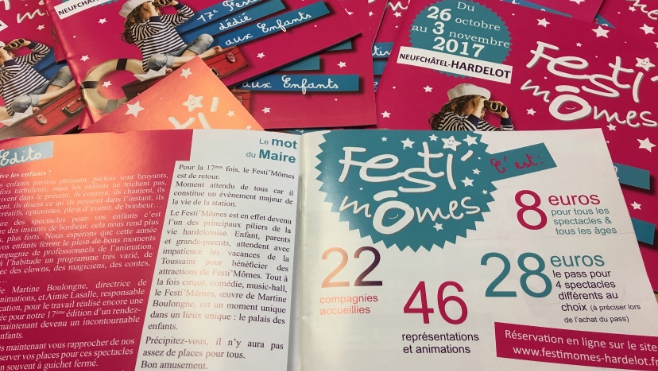 Les vacances de la Toussaint arrivent avec Festimômes à Neuchâtel Hardelot !