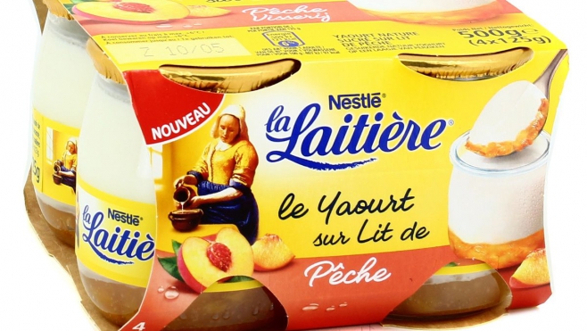 Des yaourts La Laitière rappelés pour un risque de morceaux de verre.