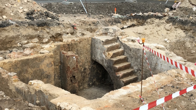 Boulogne sur mer : des vestiges du 19ième siècle sous la place de France !