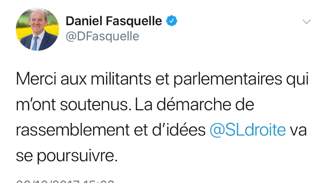 Daniel Fasquelle écarté de la course à la Présidence des Républicains.