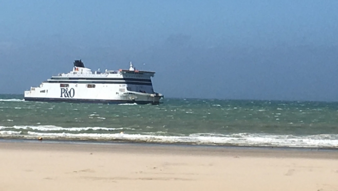 Des armes à feu découvertes sur un ferry P&O