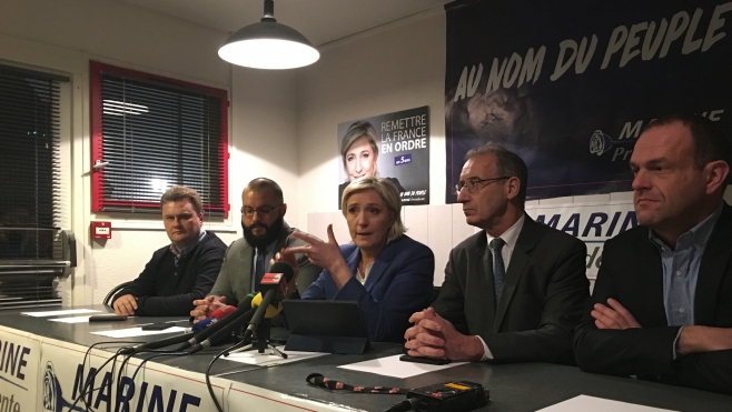Marine Le Pen sera à Calais ce jeudi