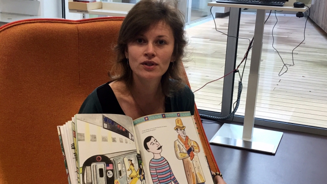 Une auteure illustratrice belge en résidence au Pays d’Opale