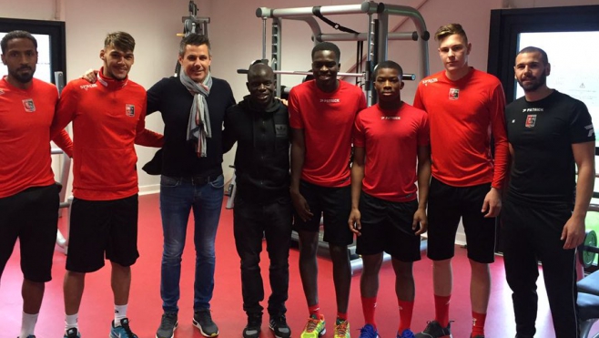 Football : N'Golo Kanté en visite express à l'USBCO