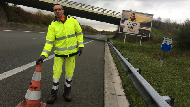 La SANEF lance une campagne pour que les usagers adaptent leur vitesse dans les zones de travaux