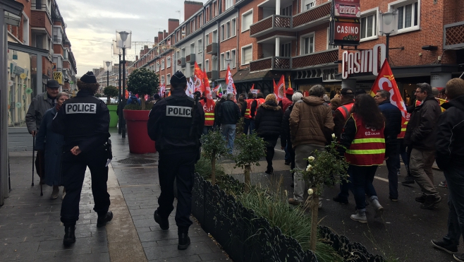 Calais : faible mobilisation contre les réformes du gouvernement