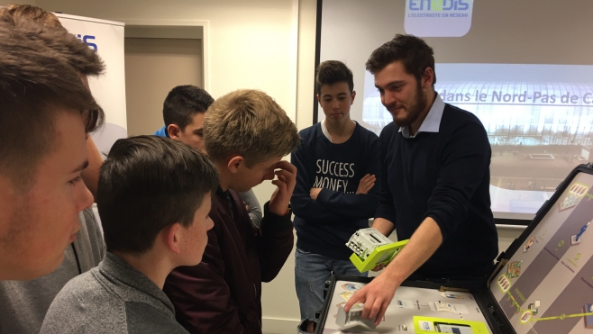 Enedis reçoit des lycéens Calaisiens dans le cadre de la Semaine Ecole Entreprise