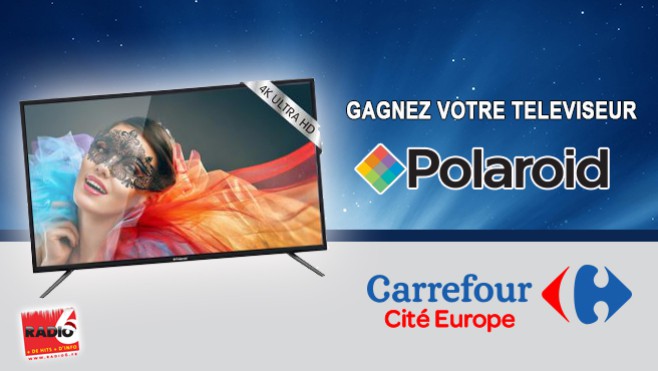 Gagnez votre téléviseur Polaroïd avec Carrefour Coquelles