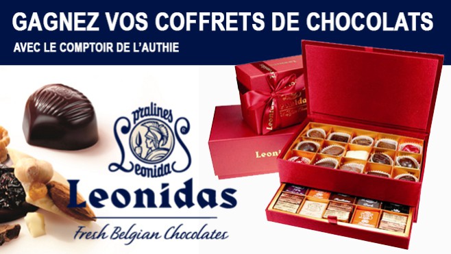 Gagnez votre coffret de chocolats Léonidas avec le Comptoir de l'Authie