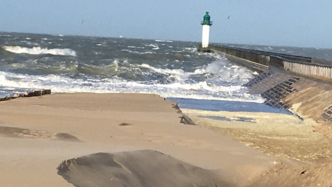 Tempête Eleanor : les curieux ont admiré le spectacle à Calais!