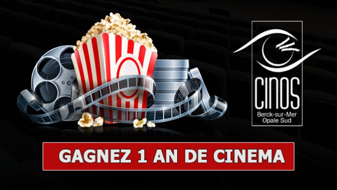 1 an de cinéma à gagner avec le Cinos de Berck