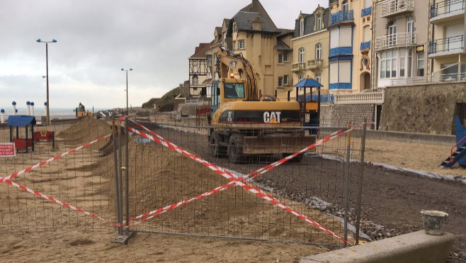 A Wimereux, près de 250 000 euros de travaux sont engagés pour la digue nord !