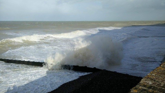 La tempête DAVID est sur la côte d'opale !