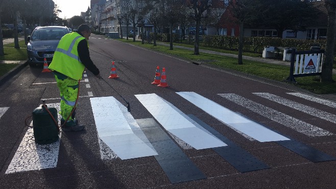Le Touquet teste le passage piéton 3D