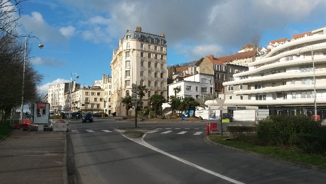 Boulogne : circulation interdite au rond-point des terrasses de la falaise boulevard Gambetta