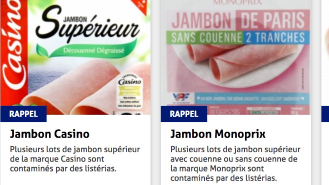 Des milliers de lots de jambon rappelés ! 