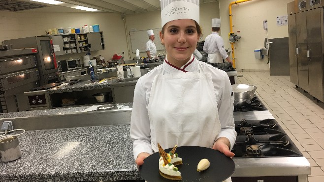 Touquet: Diane Gilmer, élève au lycée hôtelier participe à la sélection régionale du Championnat de France de Dessert