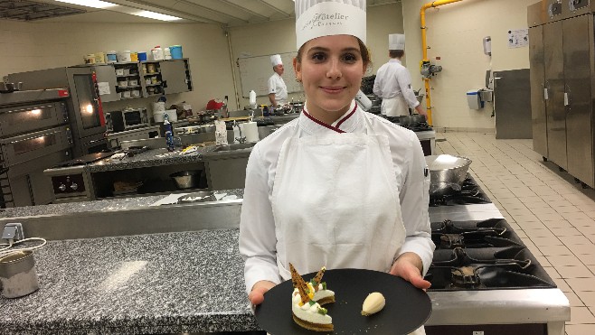 Touquet: Diane Gilmer, élève au lycée hôtelier participe à la sélection régionale du Championnat de France de Dessert