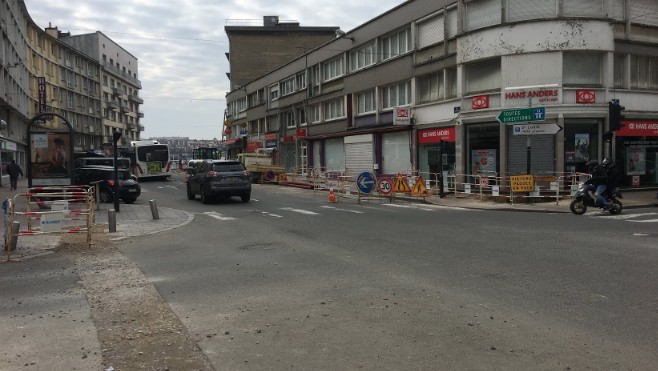 Les travaux battent leur plein dans le centre-ville de Boulogne sur mer !