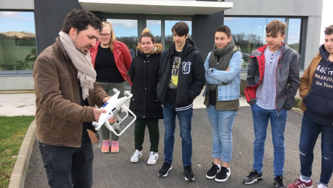 A Marquise, les 3ième de Rostand ont vécu toute une journée dans les carrières !