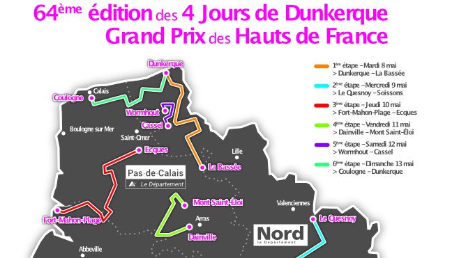 C’est le départ des 4 jours de Dunkerque mardi !