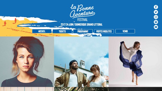 50 artistes pour La Bonne Aventure les 23 et 24 juin à Dunkerque !