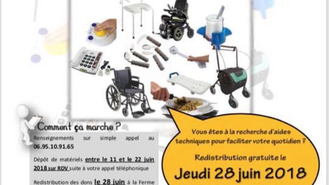 Donnez vos vieux déambulateurs, ou fauteuils roulants à l’APAHM !