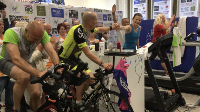 Boulogne: Frédéric Bellanger a parcouru 2478km en vélo, un nouveau record!