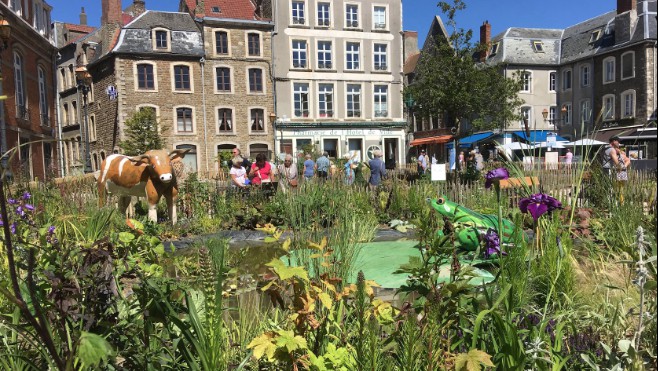 Le jardin éphémère de Boulogne sur mer vous conte les fables de la Fontaine !