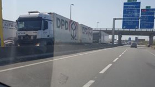 A16 : gros bouchons dans le calaisis en raison de travaux.