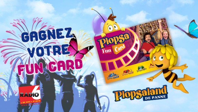 Gagnez votre Fun Card Plopsaland