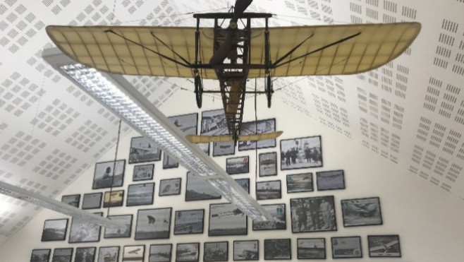 Décollage pour l'expo L'Exploit Blériot !