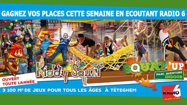 Direction Kiddy Squat à Teteghem avec Radio 6