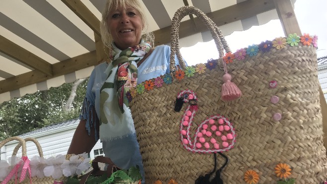 Le Touquet : elle customise des sacs pour oublier la douleur !