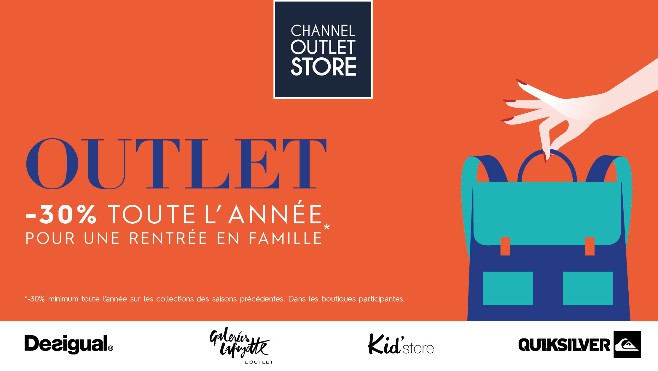 Gagnez votre carte Kdo de 25, 50 et 100€ avec la rentrée du Channel Outlet Store de Coquelles