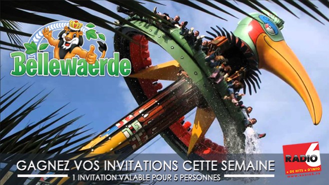 Gagnez votre invitation pour Bellewaerde Park... une invitation pour 5 personnes